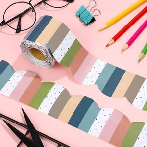 10M/Rollo de Adhesivos Decorativos Independientes para Fiestas, Borde Autoadhesivo para Tableros de Anuncios, Suministros para Aulas, Oficinas y Fiestas - Product Image 1