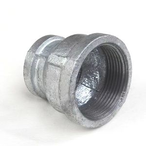 Nam nữ đen ren dễ uốn sắt ổ cắm giảm khuỷu tay hệ thống ống nước vật liệu mạ kẽm TEE Ống phù hợp - Product Image 1