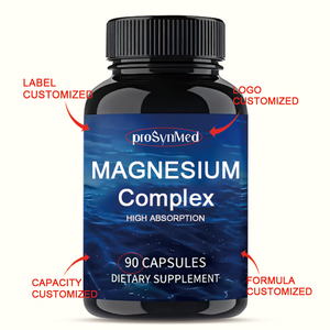 Complejo de <span class=keywords><strong>Magnesio</strong></span> 12 en 1 Cápsulas, Glicinato, Citrato, Taurato con Calcio, <span class=keywords><strong>Zinc</strong></span>, Vitamina D3, Suplementos Veganos para la Salud - Product Image 3