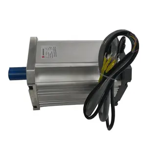 Motor magnético dc 220v 4500w, 3000rpm hf6246 refrigeração natural abz e uvw sinal de acesso bldc moter com 1024ppr encoder magnético divyech