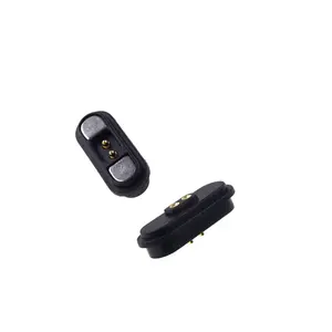 Conector magnético de pogo, forte atração magnética de alto desempenho, 2.2mm, 2.8mm, reto personalizável, 2/3/4 pinos