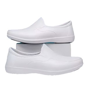 Zapatos de Chef para Hombre, Antideslizantes, Impermeables, para Cocina, de EVA y Goma, con Cierre de una Pieza, Forro de PU Antideslizante - Product Image 2