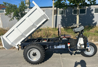 Mini-dumper électrique à batterie de marque Gudao Andes, chargeur frontal, chargeuse sur pneus, capacité de 1,5 à 2,5 tonnes