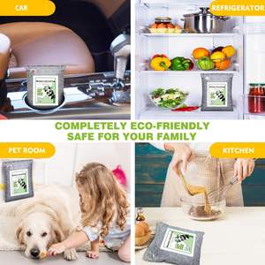 Mayunuo 竹炭可重复使用无香除味剂空气净化袋 <span class=keywords><strong>3</strong></span> 件装，适用于地下室、汽车、衣柜、鞋子、烟雾、家居 - Product Image 5