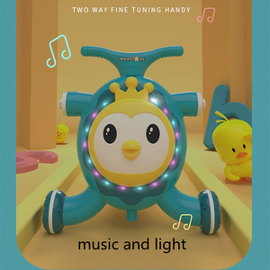 Andador de bebé antivuelco, 3 en 1, andador con carrito, patinete dos en uno, mecedora multicolor para niños, venta al por mayor - Product Image 6