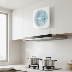 Ventilador Automático ROBOTECH RAF-201G de Alto Rendimiento con Aspas de Plástico, Montaje en Pared, 110~240V, 1 Año de Garantía, Premium OEM - Product Image 3