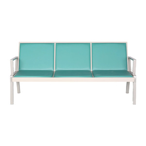 Sillas de Espera Yu Min, Asiento de PU Azul Verde, Uso Público en Oficinas, Asientos en Fila - Product Image 1