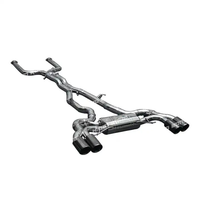 Système d'échappement M5 F90 4.4T personnalisable en usine, en acier inoxydable 304/titane avec soupapes