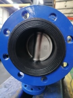 Vanne papillon à bride D341XQ PN10, corps en fonte ductile, garniture en caoutchouc EPDM, disque en acier inoxydable 304, actionneur à engrenages, fourniture directe usine