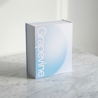 Boîte cadeau pliable magnétique de luxe sur mesure, emballage en papier rigide pliable de qualité supérieure
