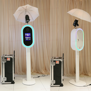 Photomaton ovale léger <span class=keywords><strong>en</strong></span> aluminium de 14 kg, très populaire, avec trous de fixation pour flash réservés et ventilateur de refroidissement intégré au bas - Product Image 5