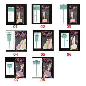 Etichette da <span class=keywords><strong>Giardino</strong></span> OEM DD1203 Mini, Set da 12 Pezzi, Quadrati, per Identificazione Fiori, Marcatori per Piante Grasse, Inserti per Vasi, Picchetti per Semenzali - Product Image 4