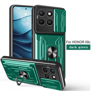 Custodia per Telefono Antiurto con Supporto Girevole e Finestra Scorrevole per Nokia X100 G400 G42 G22 G21 G10 C31 C30 <span class=keywords><strong>C21</strong></span>+ con Portafoglio - Product Image 4