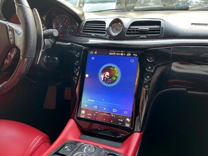 UPSZTEC Android <span class=keywords><strong>12</strong></span> Tesla écran pour Maserati GT/GC Gran Turismo Panio noir en Fiber de carbone lecteur multimédia voiture carplay unité principale - Product Image 3