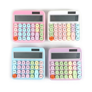 เครื่องคิดเลขตั้งโต๊ะ12หลักเครื่องคิดเลขพลังงานคู่แบตเตอรี่พลังงานแสงอาทิตย์เครื่องคิดเลขอิเล็กทรอนิกส์เดสก์ท็อปออฟฟิศ - Product Image 1