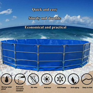 Prix usine cadre galvanisé <span class=keywords><strong>de</strong></span> haute qualité cadre en PVC épaissi réservoirs d'eau étang à poissons - Product Image 2