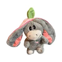 Boneka Plush Kelinci Lucu Buah Stroberi, Musik Relaksasi Populer Lintas Negara untuk Tidur Nyenyak, Berubah Menjadi Kelinci Buah Stroberi