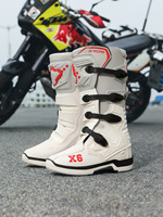 Chaussures de course de moto, bottes de motocross, bottes de moto, bottes de moto imperméables pour hommes