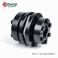 Acoplamiento de diafragma de expansión de alto torque con disco de contracción de acero SS304, sin holgura, bidireccional, para servomotor, husillo de bolas y codificador CNC