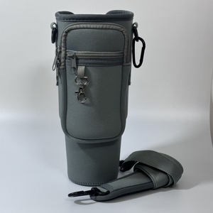 Tumbler da Auto <span class=keywords><strong>Yeti</strong></span> 40oz Pronto per la Spedizione, Porta Tumbler da Viaggio con Tracolla e Tasca Portaoggetti - Product Image 1