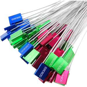 Nhà Sản Xuất Thép An Ninh Cáp Dây Con Dấu Kim Loại Dùng Một Lần Tự Khóa Cáp Dây Thép Con Dấu Cho Xe Tải Container Vận Chuyển - Product Image 1