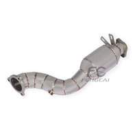 High-quality Ss304 Sport cat Downpipe Dumppipe for Mercedes-Benz W204 C180 C200 C260 1.6T 1.8T M271 M274 Enhances Turbo Response