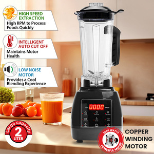 Licuadora Comercial y Doméstica de Alta Resistencia, con Pantalla Táctil Inteligente, para Hacer Batidos y Smoothies, 9 Velocidades - Product Image 2
