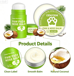 Balsamo Naturale Premium per Naso e Zampe con <span class=keywords><strong>Olio</strong></span> <span class=keywords><strong>di</strong></span> <span class=keywords><strong>Cocco</strong></span> e Burro <span class=keywords><strong>di</strong></span> Karité per la Cura Quotidiana <span class=keywords><strong>di</strong></span> <span class=keywords><strong>Cani</strong></span> e Gatti, ODM OEM - Product Image 6