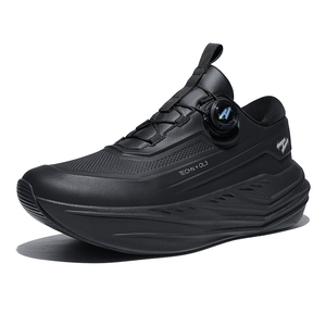 <span class=keywords><strong>Zapatillas</strong></span> Deportivas para <span class=keywords><strong>Hombre</strong></span> con Suela Gruesa y Amortiguación, Sistema de Cordones de Ajuste Rápido, Transpirables, de Cuero, para Caminar, Gimnasio y Entrenamiento - Product Image 2