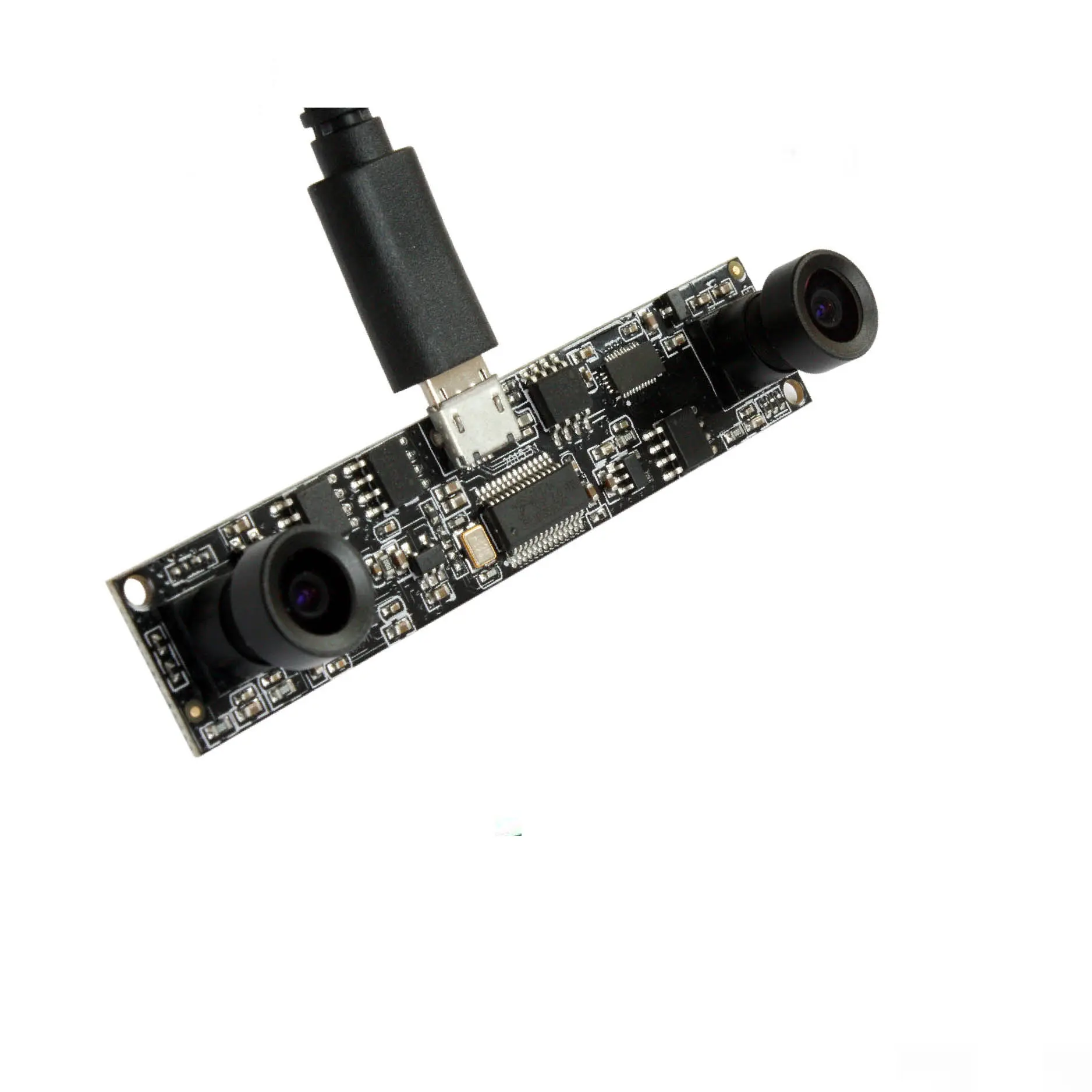 Цветная веб-камера ELP HD UVC CMOS OV9712 с двойным объективом 3D USB стереокамера для VR 3D камеры, 3D-принтера