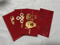 2027 Individuell Bedruckte Chinesische Neujahrs-Rote Umschläge Hochzeits-Geldumschläge Geschäfts-Papierumschläge Hari Raya Rote Taschen Angbao