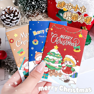 Carnet de Noël à motifs de dessins animés 64k, mini bloc-notes ligné de poche, style japonais et coréen mignon, cadeau pour enfants - Product Image 3