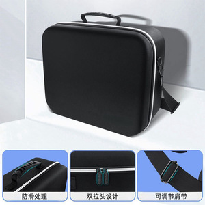 Étui pour lunettes VR pour Oculus Quest 2, boîte de rangement rigide en EVA avec sangles élastiques et poches en filet - Product Image 2