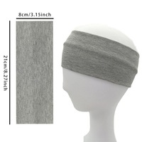 Meilleures ventes : Bandeaux de yoga et de sport élastiques larges, couleur unie, antidérapants, pour spa, avec logo personnalisé, design attrayant