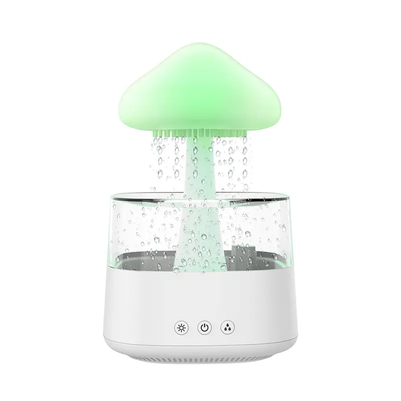 Home Decor Indoor Lights Standing Baby Night Light Rain Dripping White Sound Sleep Aid Machine Ultrasonic Aroma Diffuser