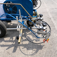Machine de marquage routier à haute efficacité, à pulvérisation liquide froide, à ligne sans air automatique, moteur Honda de haute qualité, super personnalisée