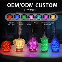 Diffuseur d'arômes d'huiles essentielles personnalisé pour la maison, diffuseur d'arômes LED moderne, humidificateur d'air, diffuseur de parfum pour la décoration de la chambre et de l'hôtel