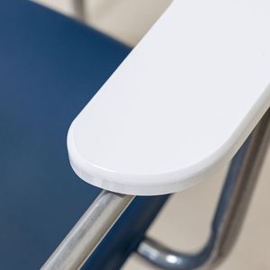 Office Classroom Chair With Writing Pad School Adults Meeting Training One-piece Table and Chair Adults Student <b>Desk</b> and Chair - Product Image 6