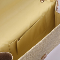 Bolso de Mano Elegante para Mujer, Color Sólido, con Perlas, para Eventos Formales, Simple, Versátil, Moderno y de Lujo
