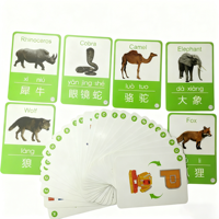 99 cartes de jeu éducatives pour enfants en chinois et en anglais, jeu de mémoire personnalisé