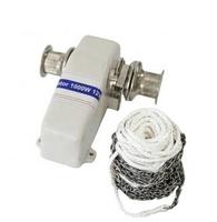 Quincaillerie marine guindeau horizontal guindeau en métal accessoires de yacht petit guindeau électrique 600w