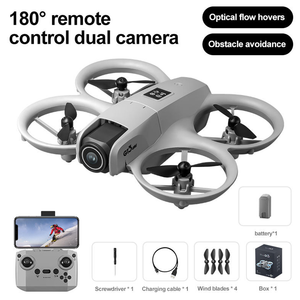 Dron Gt3 Mini con Flujo Óptico para Principiantes, Cámaras Duales SD 480P, Quadcopter Eléctrico Plegable con 6 Minutos de Tiempo de Vuelo y Función Sígueme - Product Image 5