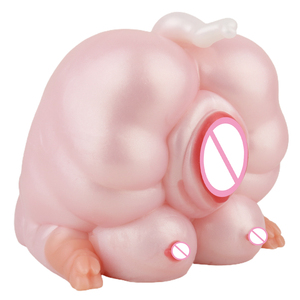 GEEBA fantasia a forma di animale masturbatore tazza in Silicone Pussy Sex Toy con Pig Fox Design - Product Image 5