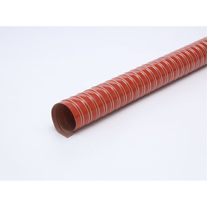 Conducto flexible aislado de PVC telescópico rojo resistente a altas temperaturas con diseño gráfico - Product Image 2