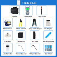 Kit d'outils de terminaison pour assemblage à froid de fibre optique FTTH, prix d'usine le plus bas