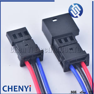 Konektor Stereo Mobil <span class=keywords><strong>3</strong></span> Pin 0.6 1-968700-1 1355620-1, Steker Speaker Mobil, Steker Treble, Sensor Hujan, Pigtail 1C0973119 1C0 973 119 - Product Image 4