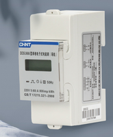 Offre Spéciale CHNT DTSU666 RS485 220V/380V 5-80A Compteur d'énergie intelligent à affichage numérique triphasé miniature électronique
