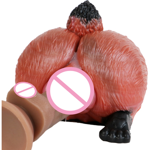 Imitatie Dier Vos Vorm Mannelijke Masturbator Voor Mannen Fantasie Vaginale Speelgoedzak Met Staarten - Product Image 3