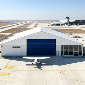 hangar طائرة من هيكل فولاذي خفيف الوزن جاهزة الصنع بتصميم عصري مخصص حسب الطلب في الصين بسعر المصنع - Product Image 4