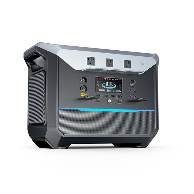 Lithium LiFePO4 1000W 2000W Power Bank Camping Solar Portable Power Station 2000W